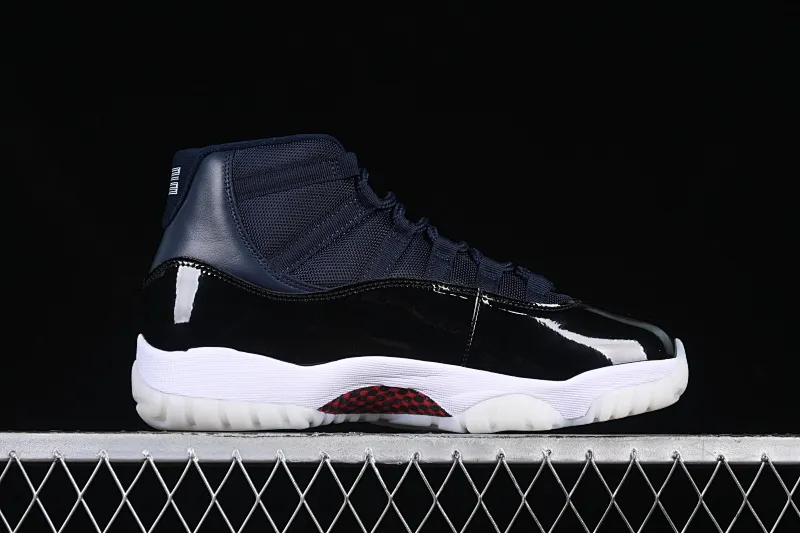 All categories Air Jordan Jordan series basketball shoes Air Jordan 11 Air Jordan 11 Retro AJ11 Joe 11 navy blue high-top basketball shoes CT8012-406